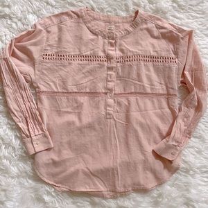 Soft pink blouse